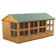 Power 16x8 Apex Potting Shed - Single Door